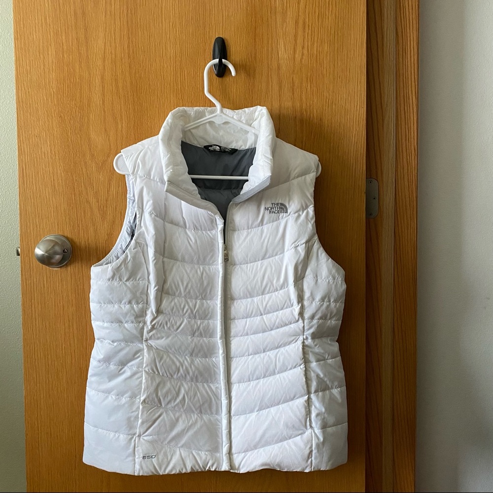 White North Face Vest